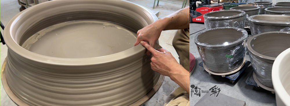 ロクロ成型の生産性の良さ