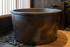 陶器浴槽