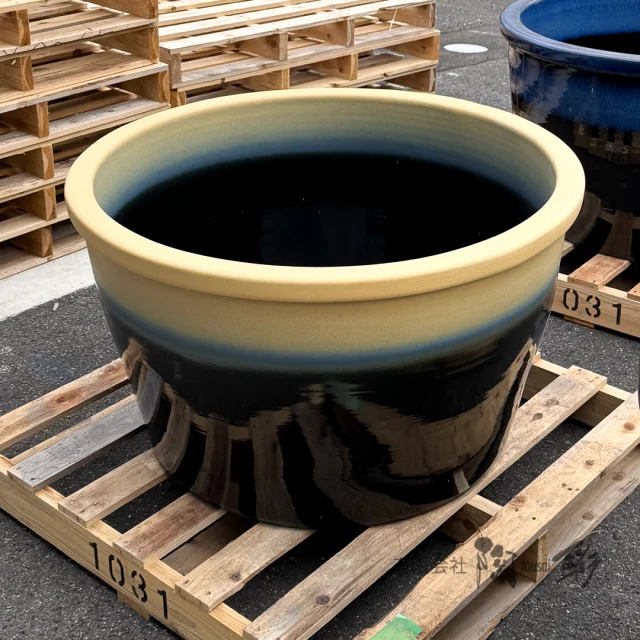掛湯壺[HI-302]Φ600×H600 定価145,200-｜信楽焼 陶器浴槽 陶器風呂の