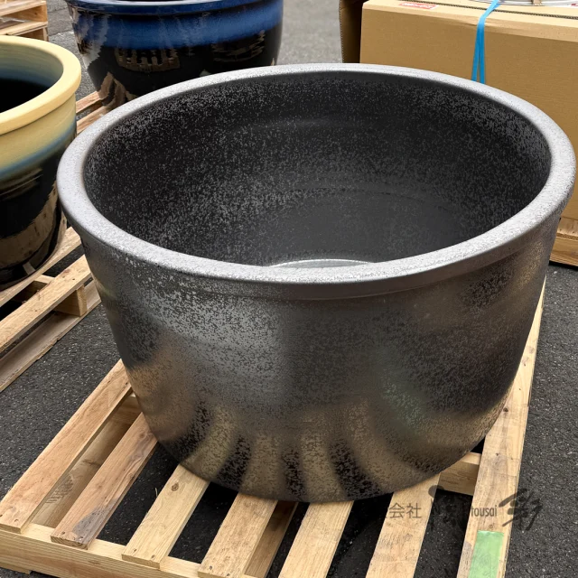 掛湯壺[HI-302]Φ600×H600 定価145,200- | 信楽焼 陶器浴槽 陶器風呂の